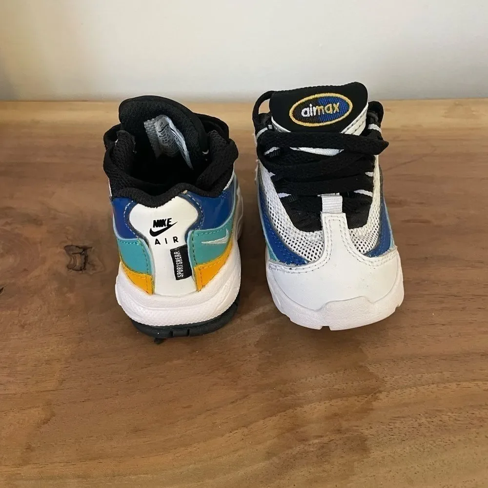 Nike shoes Air Max 95 Kids Athletic Sneaker CJ6956-100 Size 2C